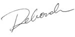 Deborah signature