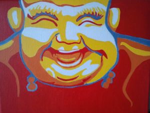 Laughing Buddha by Terri