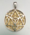 Merkabah on Flower of Life within the Circle of One