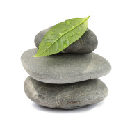 three-stones-and-leaf